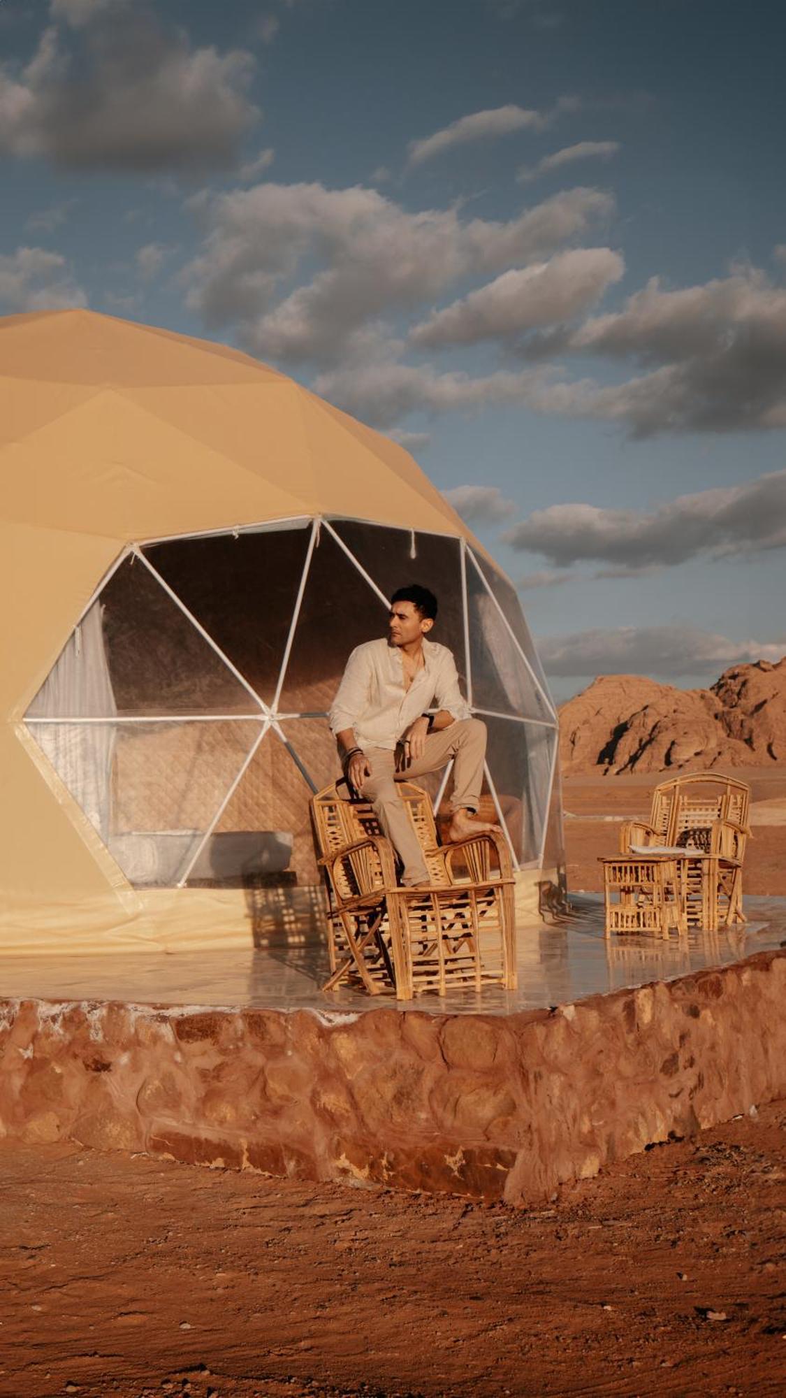Wadi Rum Stargazing Camp Exterior photo