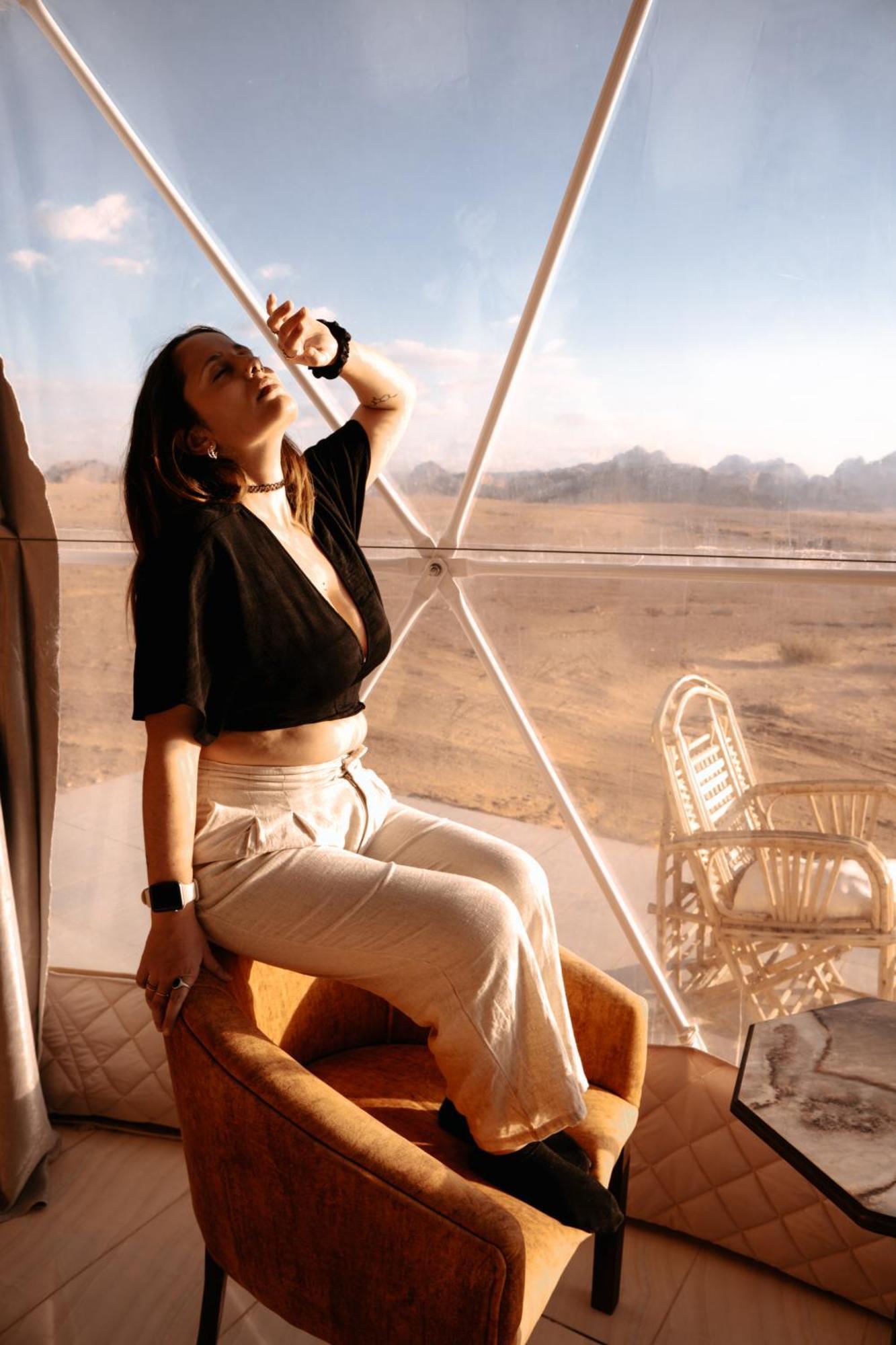 Wadi Rum Stargazing Camp Exterior photo
